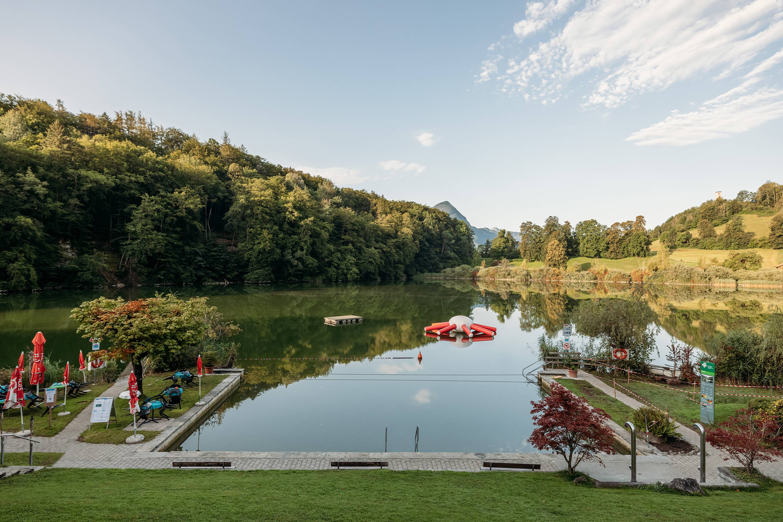 Zoom: Naturstrandbad Burgseeli